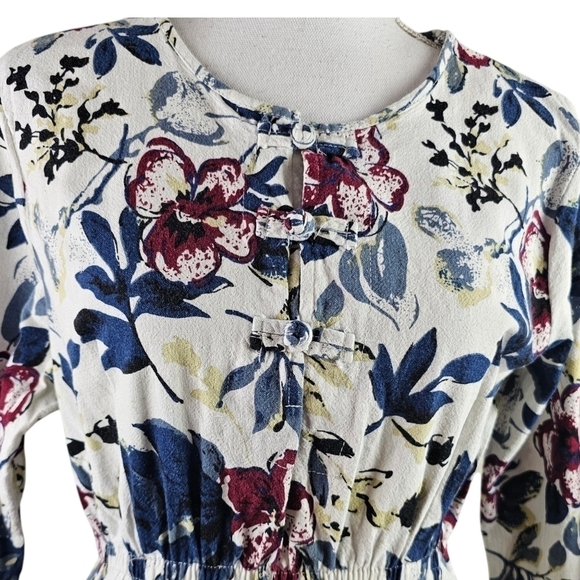 JNMY Floral Linen Maxi Dress in Large - Picture 2 of 8